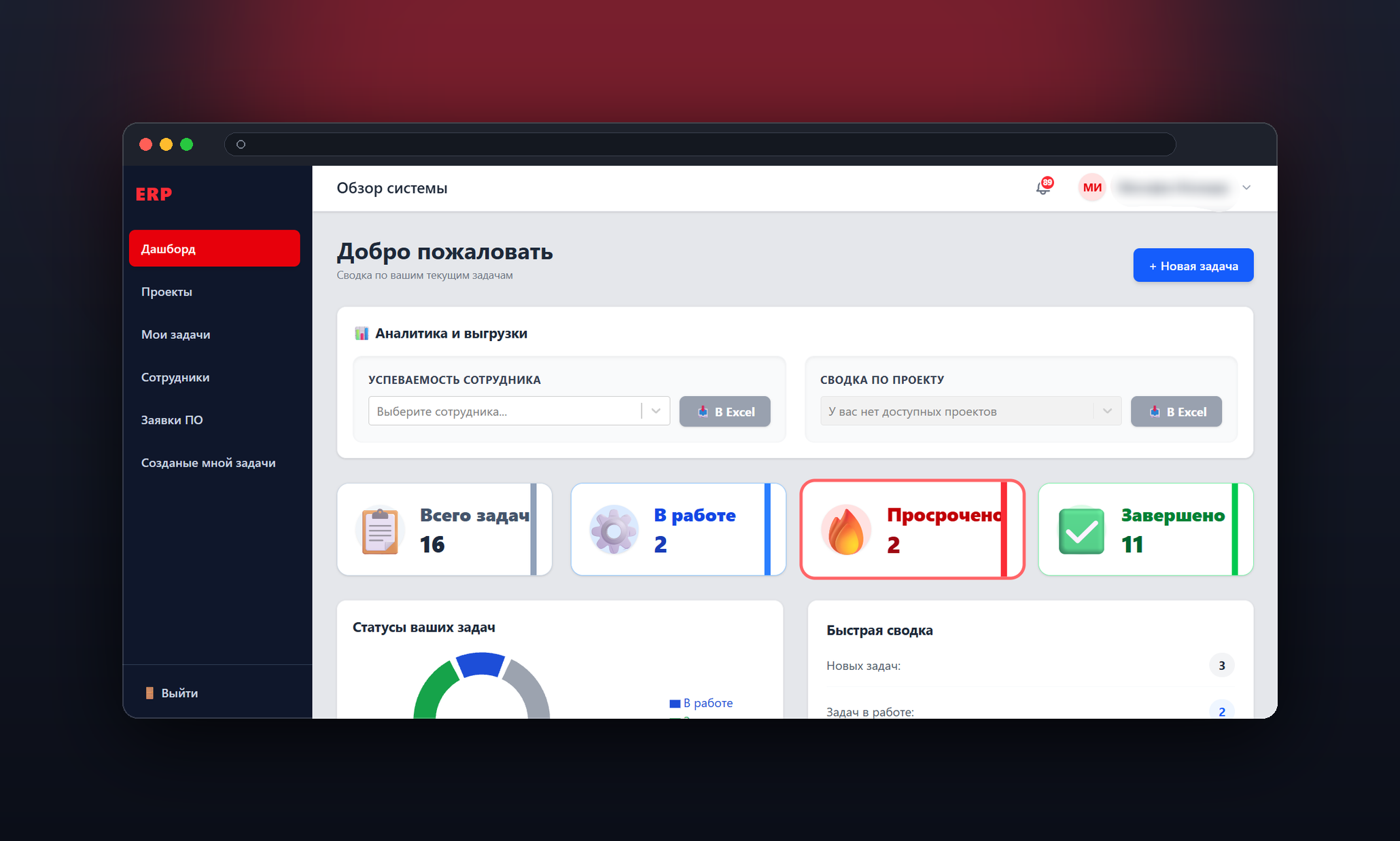 Корпоративная система управления задачами и проектами